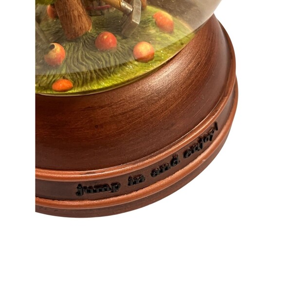 Marjolein Bastin Nature's Sketchbook Hallmark Fall Fruit Tree Glitter Snow Globe - Picture 9 of 14